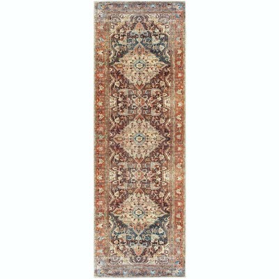 Mark & Day West Frankfort Washable Woven Indoor Area Rugs Pecan