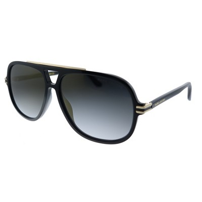 Marc Jacobs MARC 468/S 807 Unisex Aviator Sunglasses Black 59mm