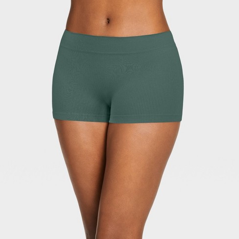 Women's Seamless Boy Shorts Underwear - Auden™ Black XXL