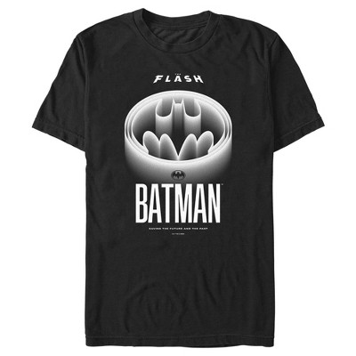 Men's The Flash Official Superhero Logos T-shirt - Black - Medium : Target