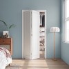 SMARTSTANDARD 78.4 in. H 1-Panel White Primed Hollow Core Bifold Door with Hardware Kit, Pre-drilled Doors - 2 of 4