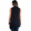 Plus Asymmetric Open Front Cardigan - 24seven Comfort Apparel™ - 3 of 3