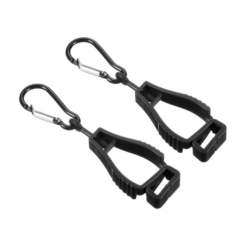 Unique Bargains Belt Keeper Key Ring Nylon Webbing Strap Hanging Gear  Buckle Key Chain Rotate Hook With Snap Black 3 Pcs : Target