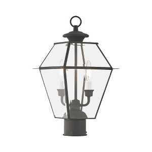 Livex Lighting Westover 2 - Light Post Light in  Charcoal - 1 of 1