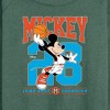 Women's - Disney - Mickey Jump Shot Lightweight French Terry Wide Neck Long Sleeve Shirt - 2 of 4