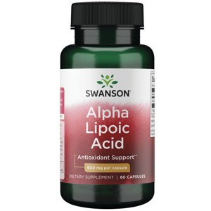 Swanson Dietary Supplements Alpha Lipoic Acid 600 mg Capsule 60ct. - 1 of 4