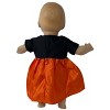 Doll Clothes Superstore Happy Halloween Dress Fits 15 Inch Baby Dolls - 4 of 4