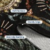 Floral Washable Area Rug, Large Non-Slip Living Room Carpet, Ultra Soft Stain-Resistant Indoor Rug for Bedroom or Dining Room - 4 of 4