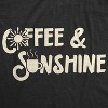 Womens Coffee And Sunshine T Shirt Cute Tee For Ladies - Crazy Dog Women's T Shirt - 2 of 4