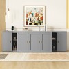 Full Size Murphy Bed with Shelves, Cabinets and USB Ports - 2 of 4