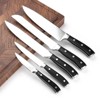 Attop 18-Piece German Stainless Steel Knife Block Set - Hand-Honed 16¡ã Blades with Walnut Block & Sharpener - 4 of 4