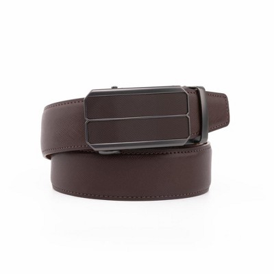 Braveman | Men's Ratchet Dress Belt with Click Sliding Buckle
