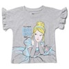 Disney Princess Ariel Snow White Rapunzel Girls 3 Pack T-Shirts Little Kid to Big Kid - 3 of 4