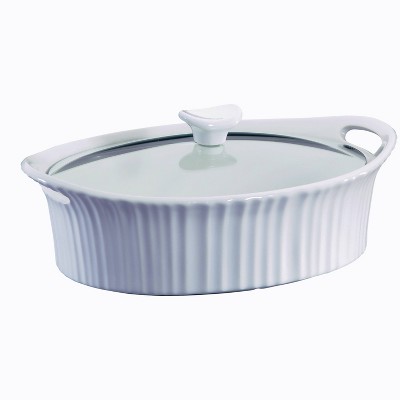 CorningWare 2.5qt Ceramic Casserole White