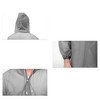 Unique Bargains Waterproof Reusable Rain Ponchos with Hood and Drawstring for Men and Women EVA 2 Pcs - 4 of 4