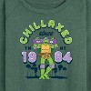 Women's - Teenage Mutant Ninja Turtles - Chillaxed Since 84 Lightweight French Terry Wide Neck Long Sleeve Shirt - 2 of 4