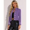 INSPIRE CHIC Women's Vintage Steampunk Open Front Button Decor Casual Jacket - 2 of 4