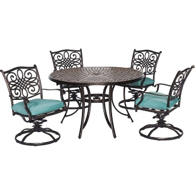 Seasons 5pc Rockers Dining Set Blue - Cambridge