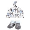 Hudson Baby Infant Boy Cap and Socks Set, Royal Safari, 0-9 Months - 3 of 4