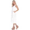 Women's Scoop Neck Tiered Midi Dress - White Mark - image 2 of 3