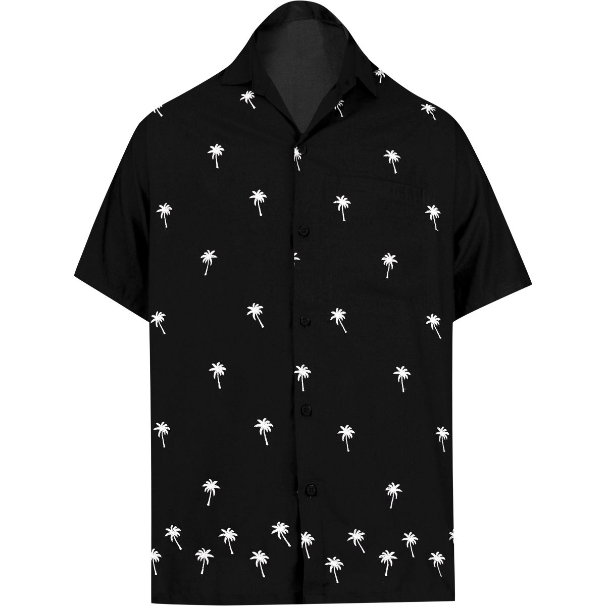 LA LEELA Men's Casual Button Down Short Sleeves Hawaiian Shirt Beach Aloha Party Holidays Shirts Summer Stylish Vacation Tops S Kohl_AE5