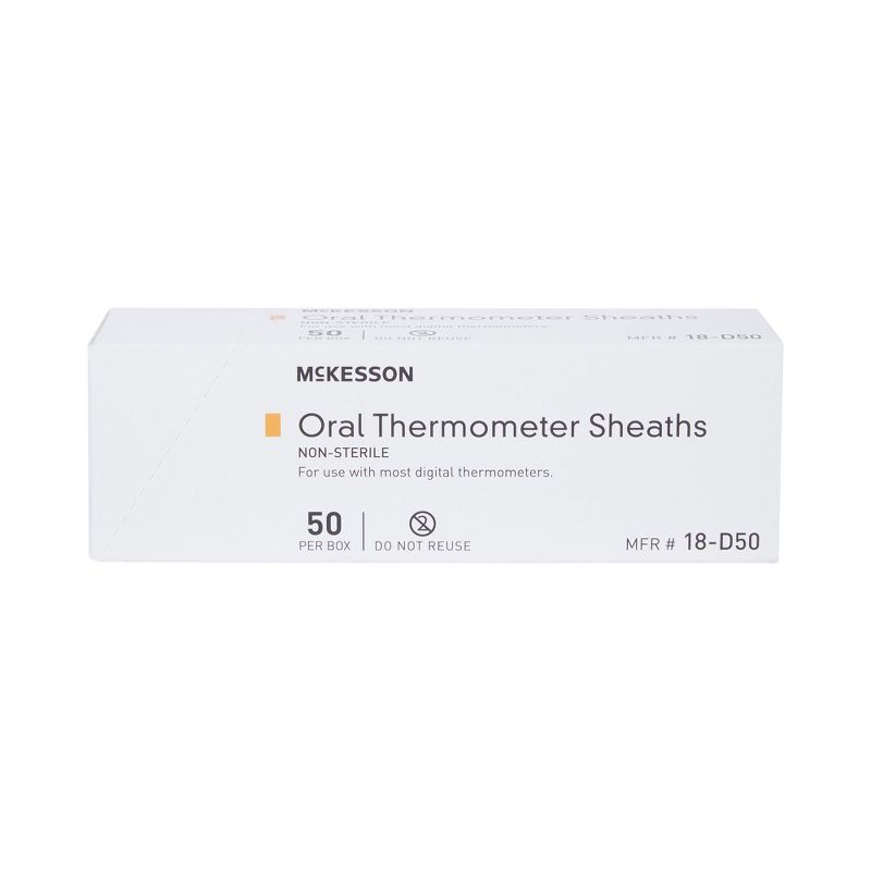 McKesson Oral Thermometer Sheaths, Disposable Covers, 50 Count, 5 of 8