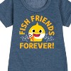 - Baby Shark - Fish Friends Forever Graphic Short Sleeve Fleece Dress - 2 of 4