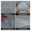 Unique Bargains Full SUV Car Cover w/ Zipper Door Soft Lining Waterproof Outdoor All Weather for SUV - image 2 of 3