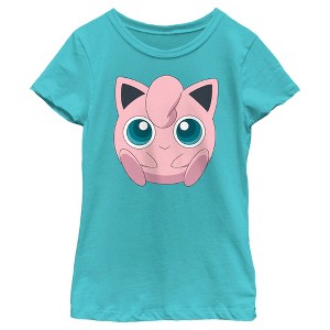 Girl's Pokemon Cute Jigglypuff T-Shirt - 1 of 4