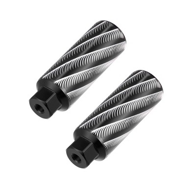 Unique Bargains Universal Aluminum Alloy Axle Rear Foot Pegs for BMX MTB Bike Fit 3/8 Inch 1 Pair