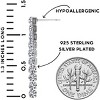 Cubic Zirconia Bar Dangle Earrings – Hypoallergenic Statement Jewelry for Sensitive Ears - 4 of 4
