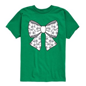 Boys' - Instant Message - Soccer Bow Short Sleeve Graphic T-Shirt - 1 of 4
