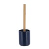 Evideco French Home Goods Stylish Toilet Brush and Holder Set with Natural Bamboo handle - 2 of 4