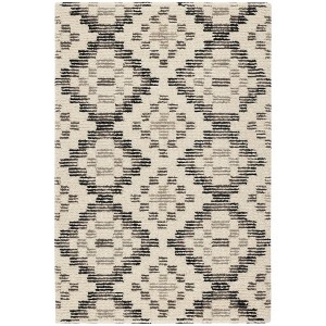 Annie Selke - Dash & Albert Diamond Cove Black Hand Tufted Wool Rug - 1 of 4