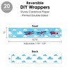 Big Dot of Happiness Taking Flight - Airplane - Vintage Plane Baby Shower or Birthday Party Favors and Cupcake Kit - Fabulous Favor Party Pack 100 Pc - 3 of 4
