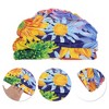 Unique Bargains Nylon Pleated Style Swimming Cap 1Pc - 3 of 4