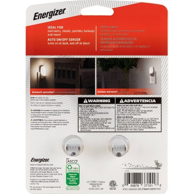 Energizer White LED Automatic Night Light Set