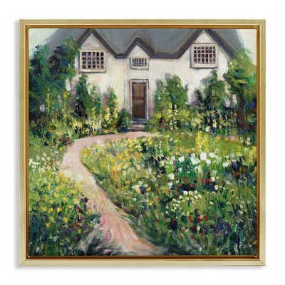 Stupell Industries Rural Floral Cottage Garden Blooms, 25" x 25"