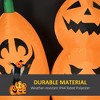 LOVSON Halloween Inflatable Outdoor Decorations: Pumpkin Ghosts and Pumpkin Patch Giant Inflatable Yard Decorations Ideal for Lawns, Parties - 4 of 4