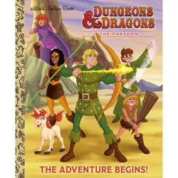 The Adventure Begins! (Dungeons & Dragons) - (Little Golden Book) by  Dennis R Shealy (Hardcover)