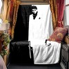 Scarface Inspired Polyester Flannel Throw Blanket, Black White Design for Car Interior Decor, Ideal for All Seasons, Christmas Gift. - 3 of 4