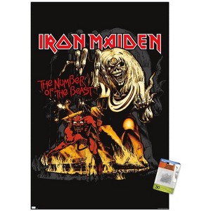 Trends International Iron Maiden - The Number Of The Beast Unframed Wall Poster Prints - 1 of 4
