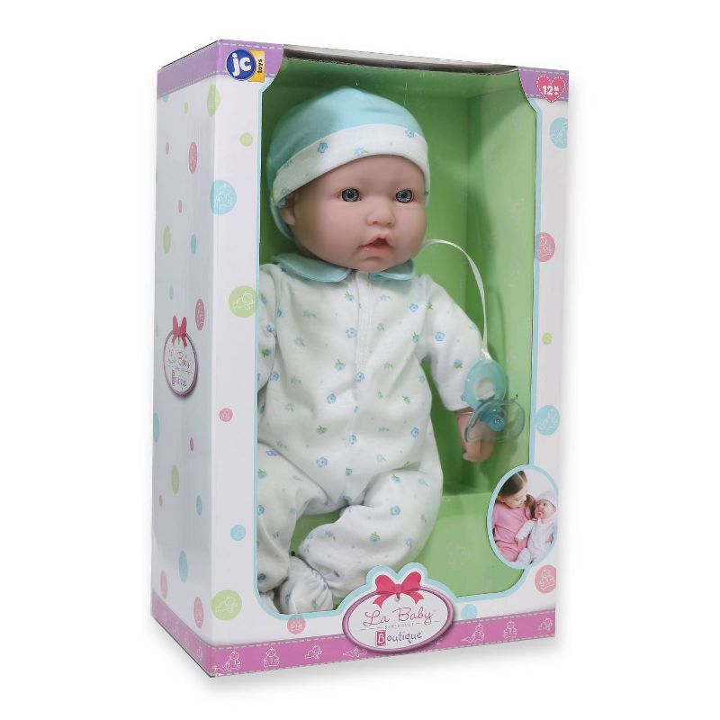 JC Toys La Baby 16&#34; Baby Doll - Blue Outfit with Pacifier, 5 of 7