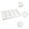 Unique Bargains PU Leather White Jewelry Organizer Trays with Removable Dividers - 2 of 4