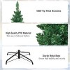 Resenkos 9ft Slim Pencil Christmas Tree - Space-Saving Design for Small Corners, 1500 Realistic PVC Branches - 2 of 4