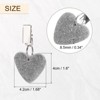 Unique Bargains Heart Shape Marble Tablecloth Weights with Metal Clip 24 Pcs - 2 of 4