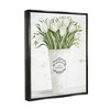 Stupell Industries White Tulip Bouquet in Parisian Vase Floral Arrangement - 3 of 4