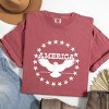 Simply Sage Market America Circle Stars Garment Dyed Tee - 3 of 4