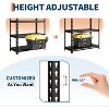 GustoWave 5-Tier Adjustable Utility Storage Rack Shelves for Warehouse, Pantry, Kitchen, Workshop - 3 of 4