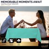 Plastic Tablecloth Disposable, Tablecloths for Rectangle Tables 54 inch. x 108 inch. Fits Tables Up to 8 Feet, Table Cloth for Party - SparkSettings - 3 of 4